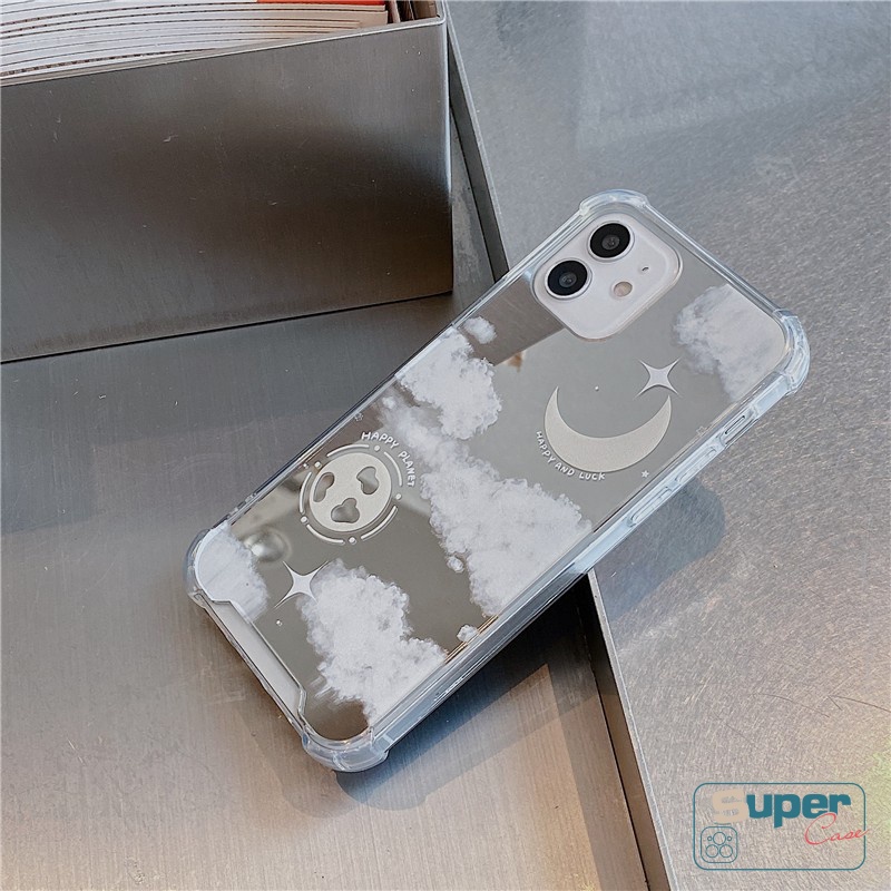 Soft Case Tpu Motif Langit Berbintang Untuk iPhone 11 12 13 Pro Max 7Plus 8Plus X XR XS Max SE 2020