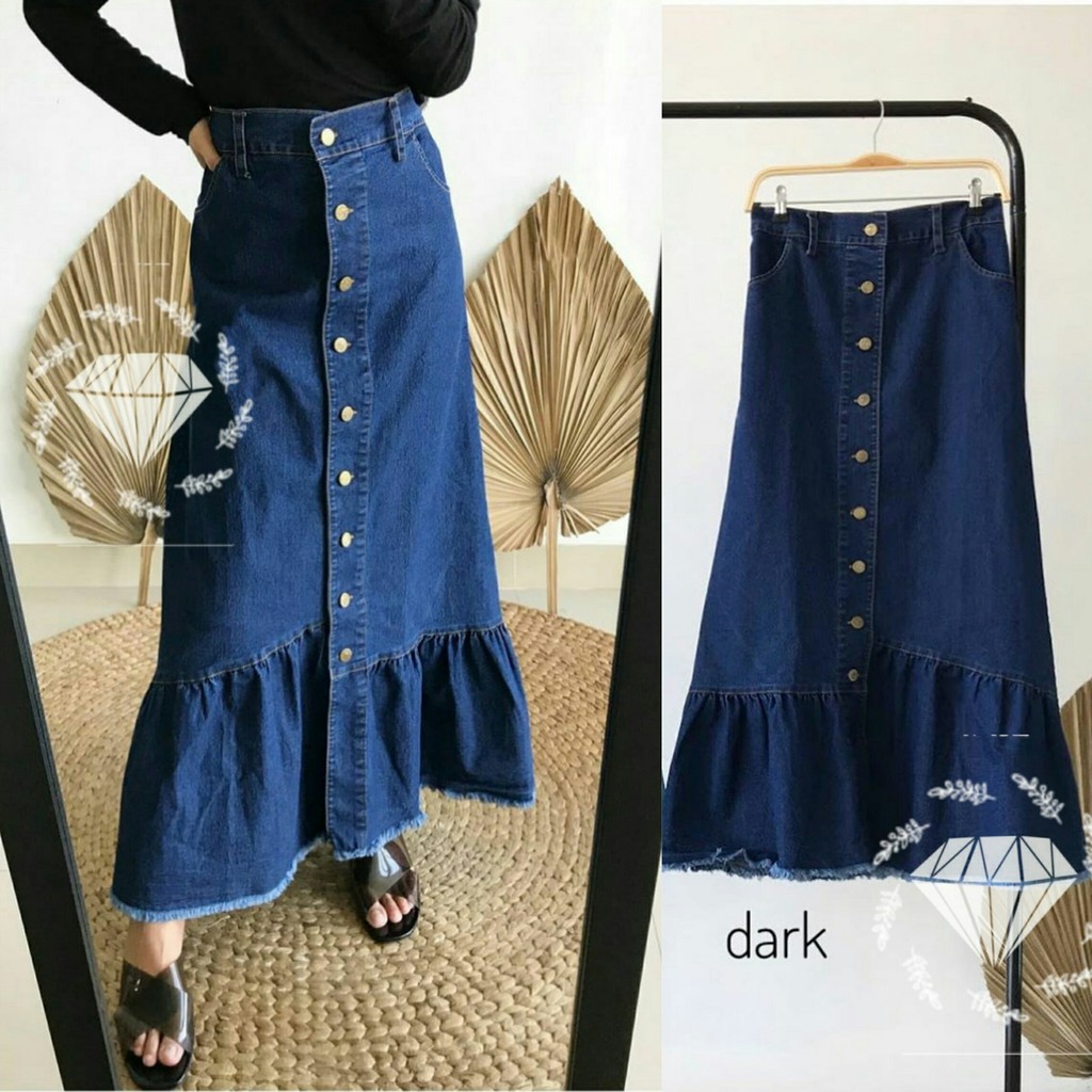 ROK JEANS PICA 2Warna