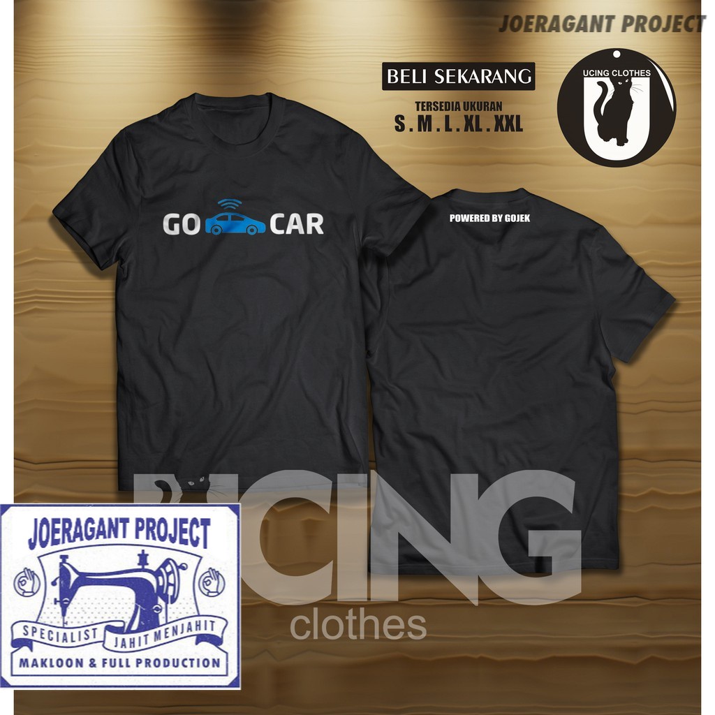 Kaos Baju Gocar Kaos Perusahaan Gojek JP