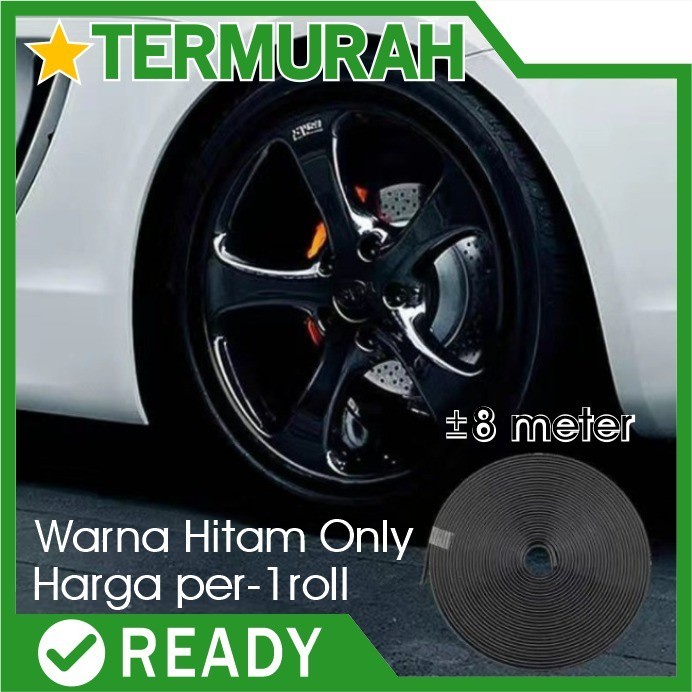 Rim Protector / Wheel Protector / Karet pelindung Velg 8 Meter/ 4 velg