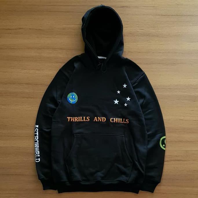 astroworld hoodie thrills and chills