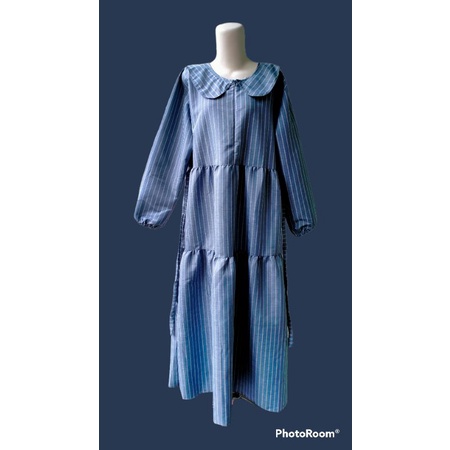 GAMIS SALUR DRESS SALUR WANITA KERAH KOREA