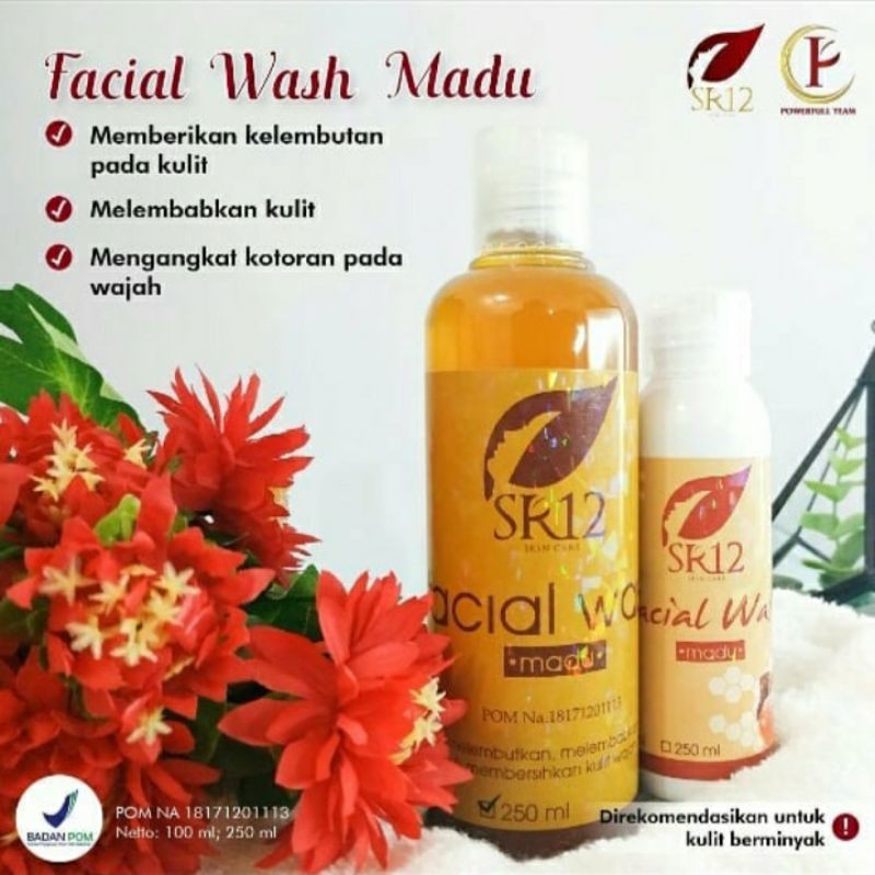 SR12 Facial Wash Madu