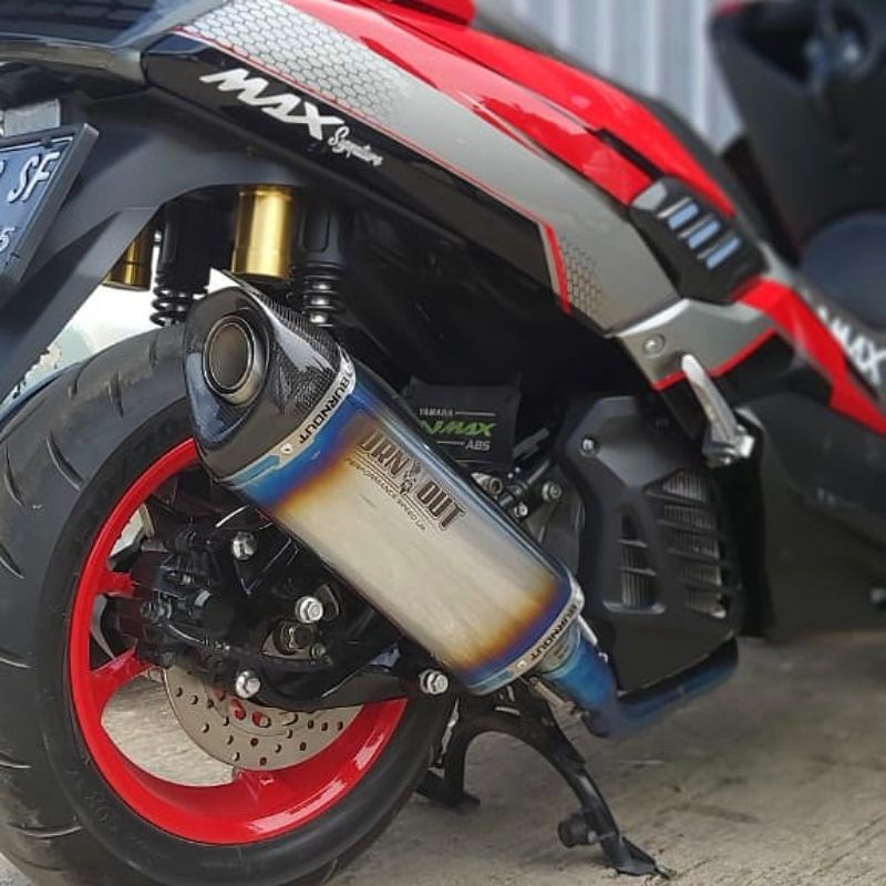 Knalpot Burnout Fullsystem nmax Old Best Quality