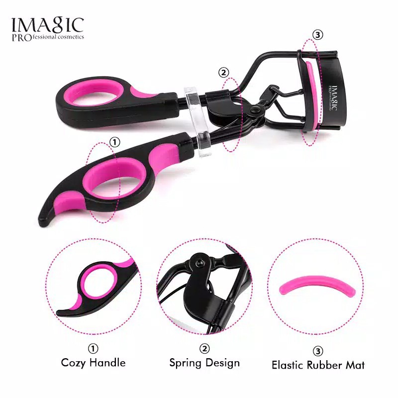 IMAGIC Penjepit Bulu Mata Eyelash Curler Professional Cosmetics