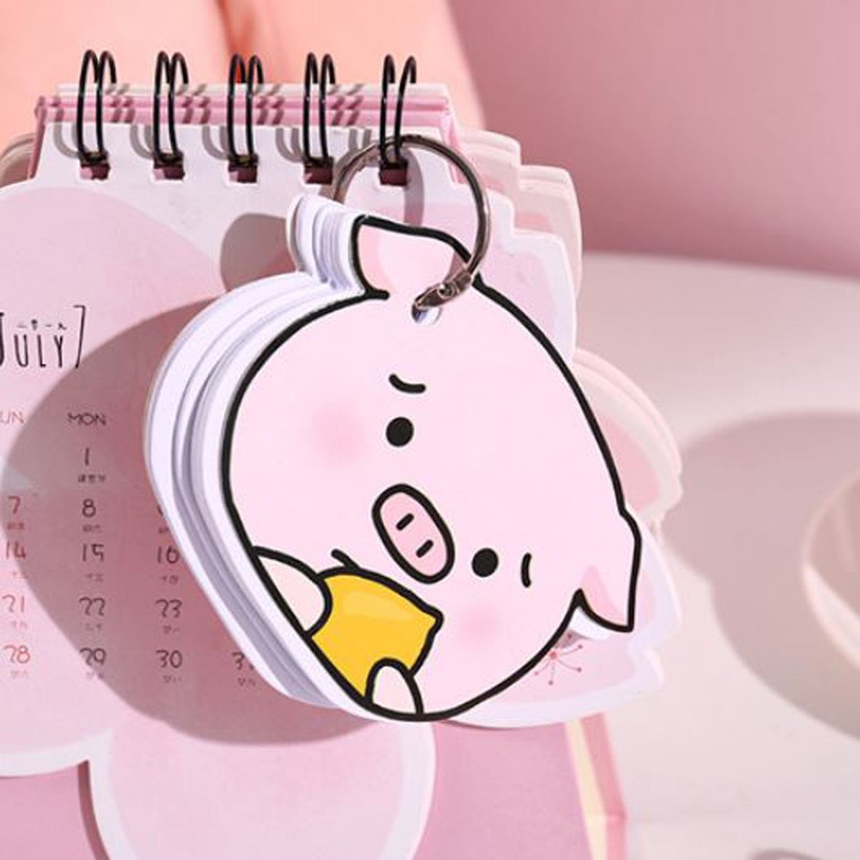 catatan memo kartun babi notepad ring cartoon piglet (3G4) sno058