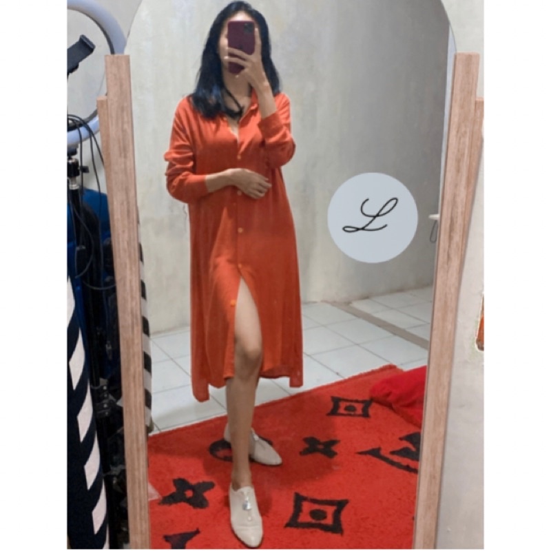 MIDI DRESS / TUNIK CRINKLE