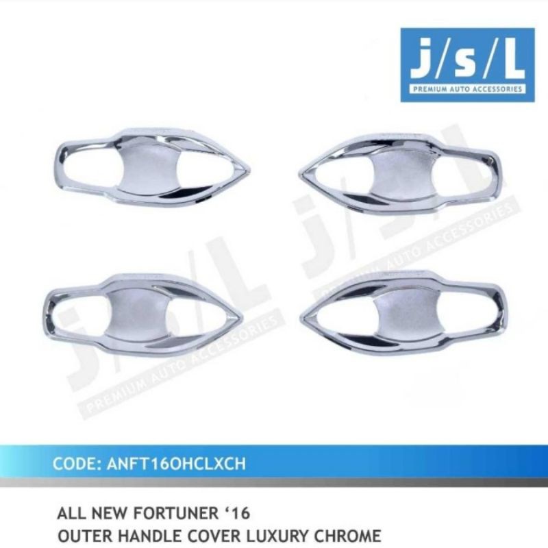 cover outer all new fortuner luxury chrome jsl