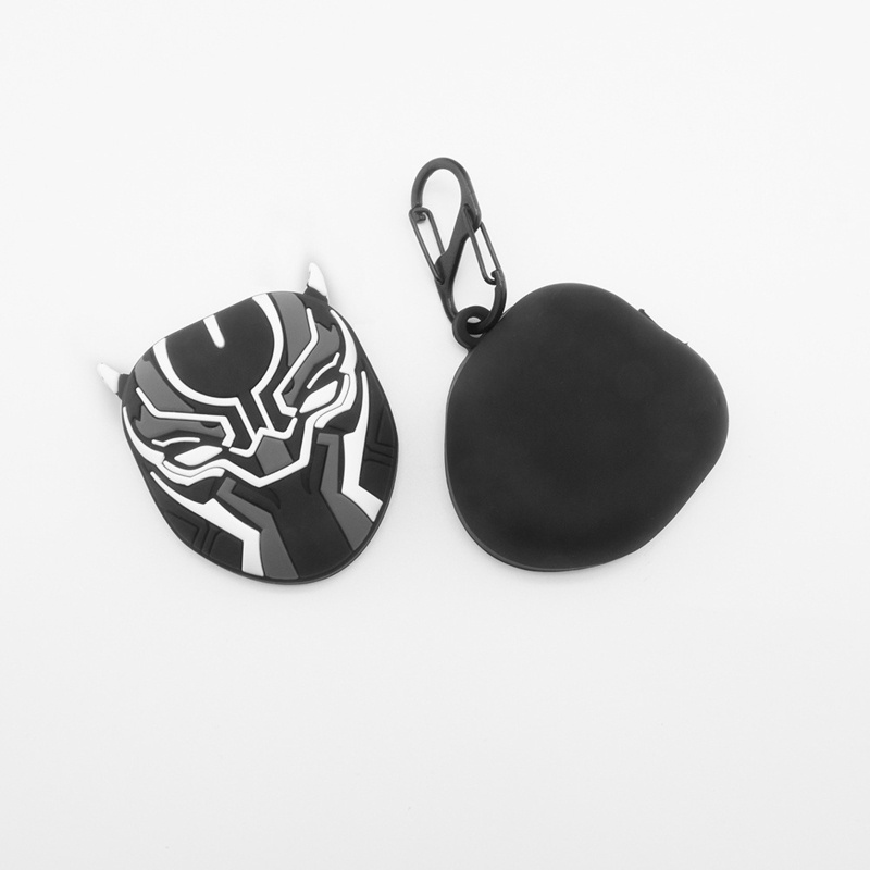 btsg Cute Panther Protective Cover Silicone Case for Galaxy-Buds live Earphone