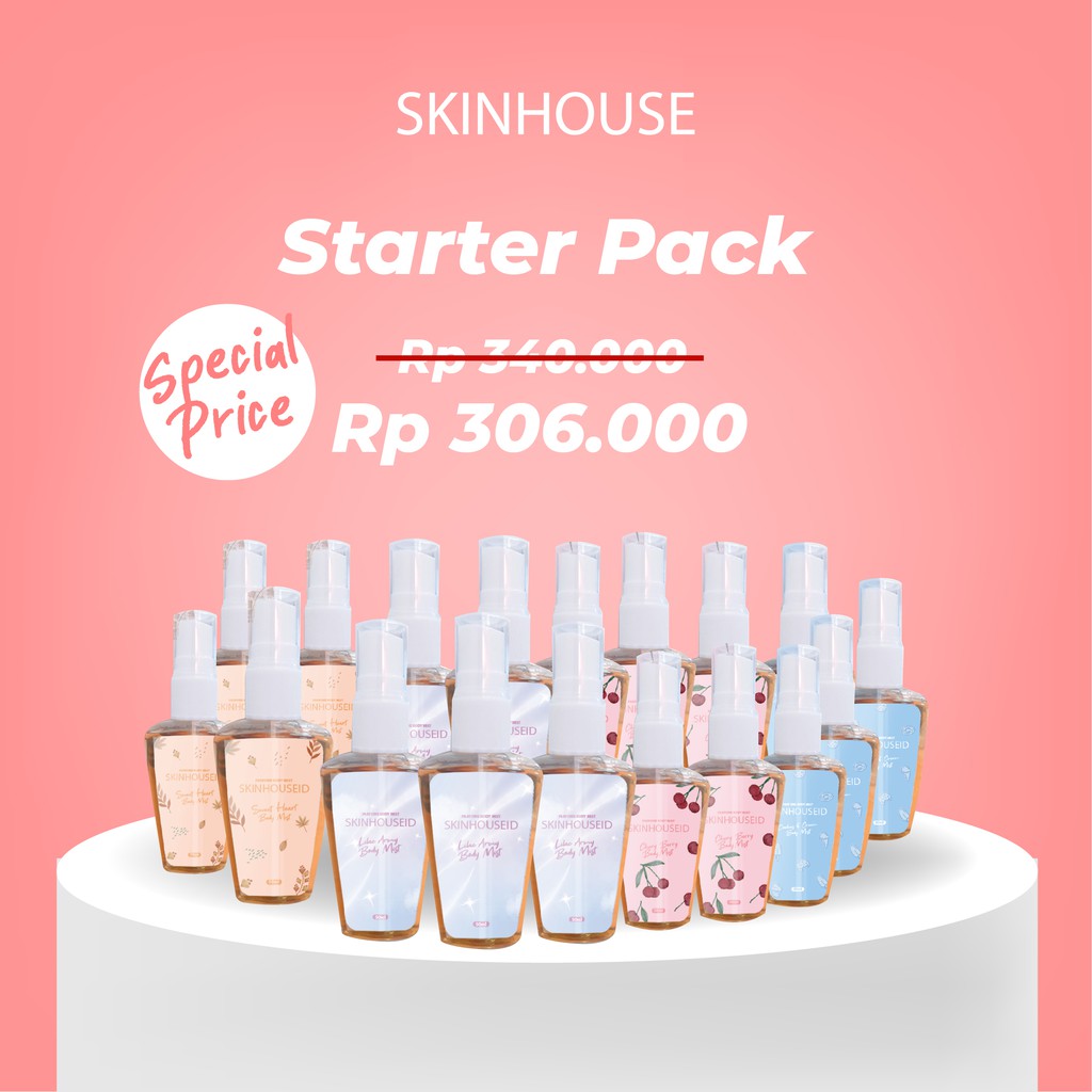 PAKET RESELLER BODY MIST SKINHOUSE