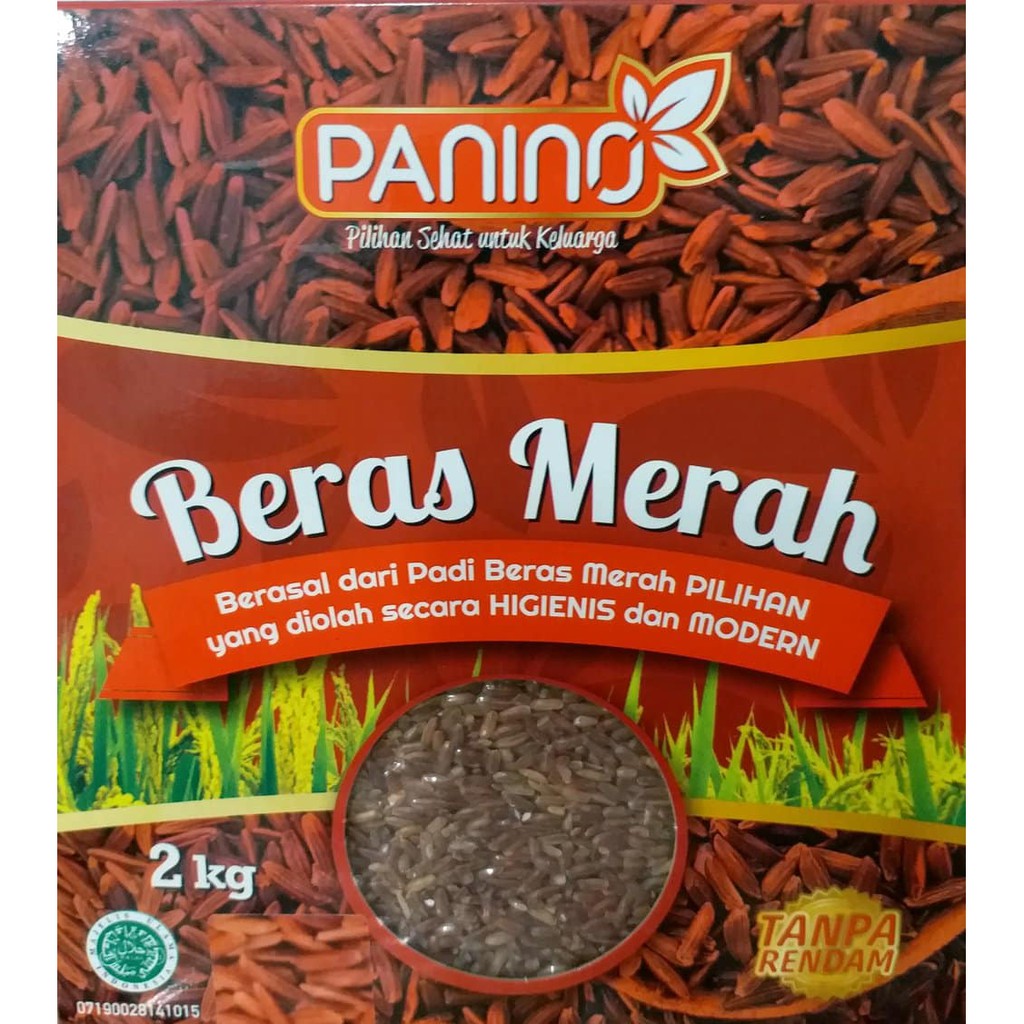 Beras Merah Organic Premium - 2 KG