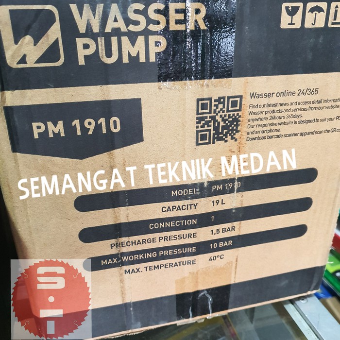 PC255EA PM1910 TABUNG WASSER POMPA AIR SEMI JET PUMP PC 255 EA PM 1910