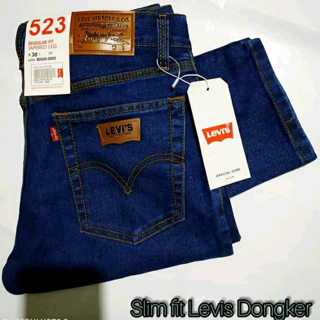 Celana jeans levis biru dongker celana panjang levis slim fit