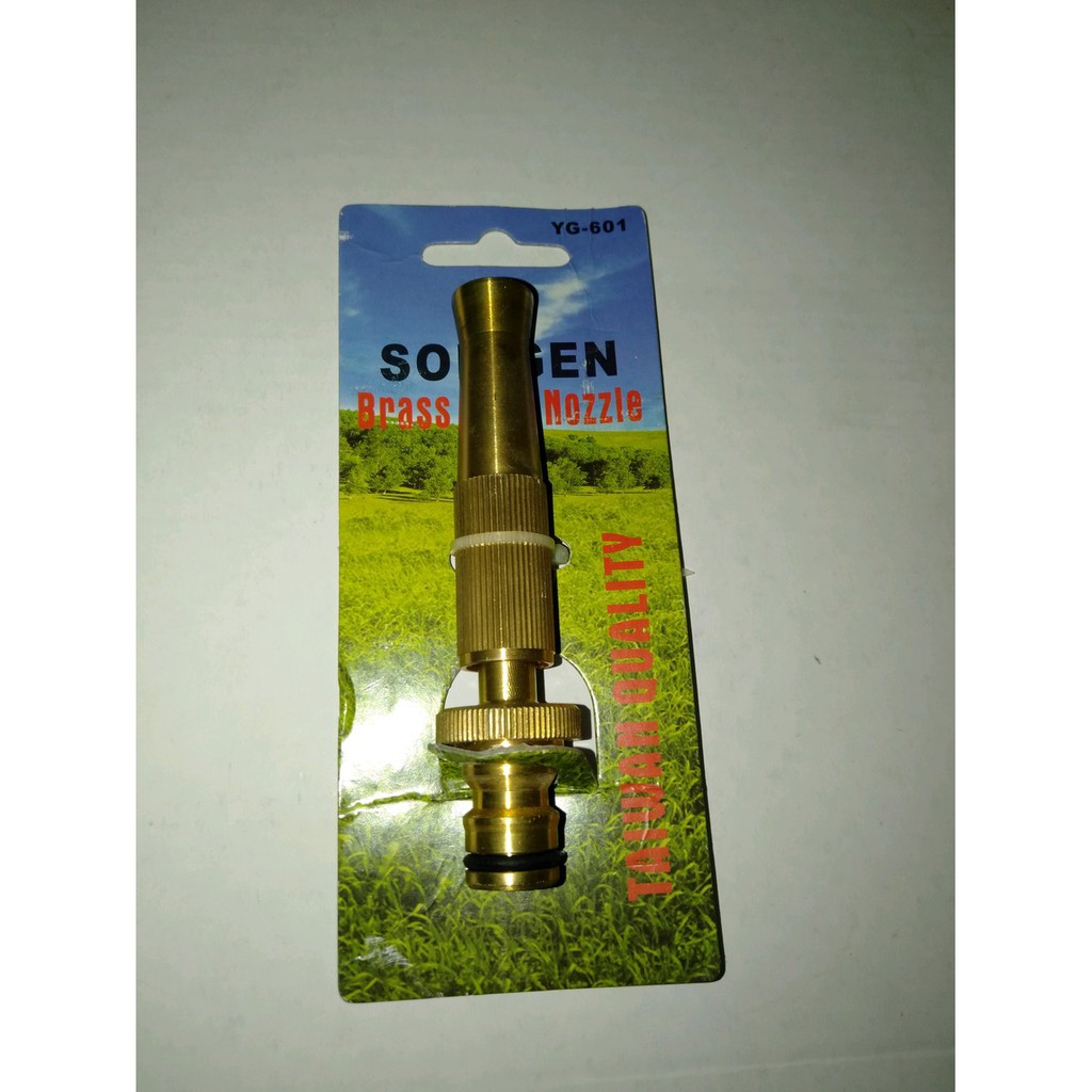 semprotan air Kuningan nozzle selang soligen semprot lurus