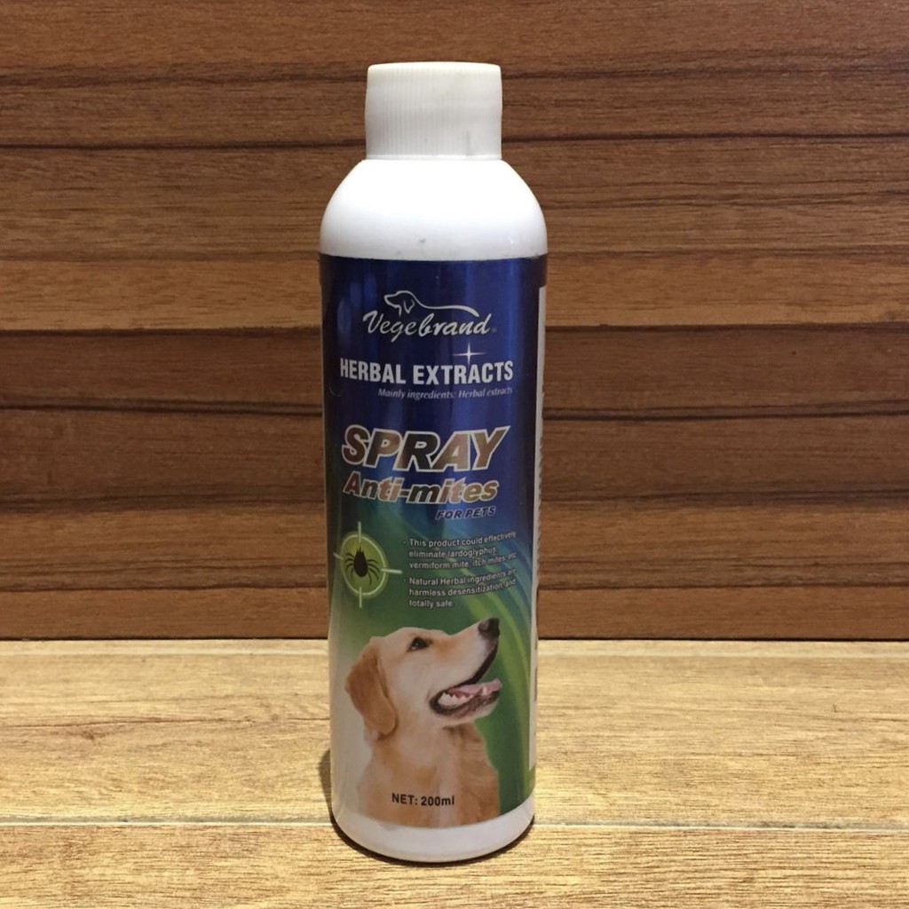 

Pet Republic Dog Spray Anti kutu VEGEBRAND Anti Mites Spray 200ml