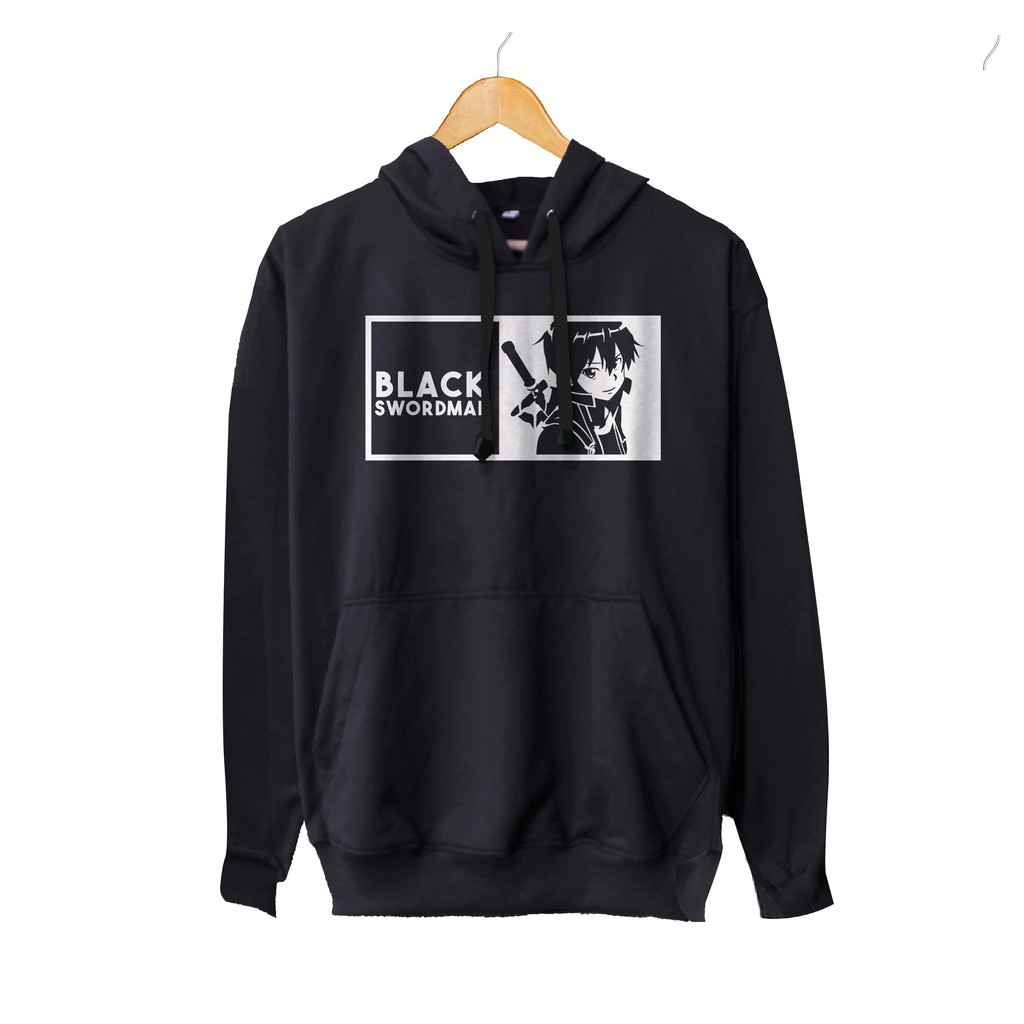 Jaket hoodie jumper anime KIRITO - SWORD ART ONLINE  material cotton fleece