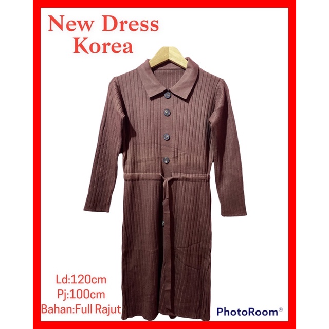 Dress Rajut Korea
