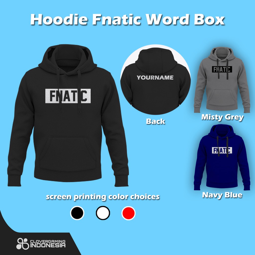 Hoodie Fnatic Word Box - Premium Hoodie