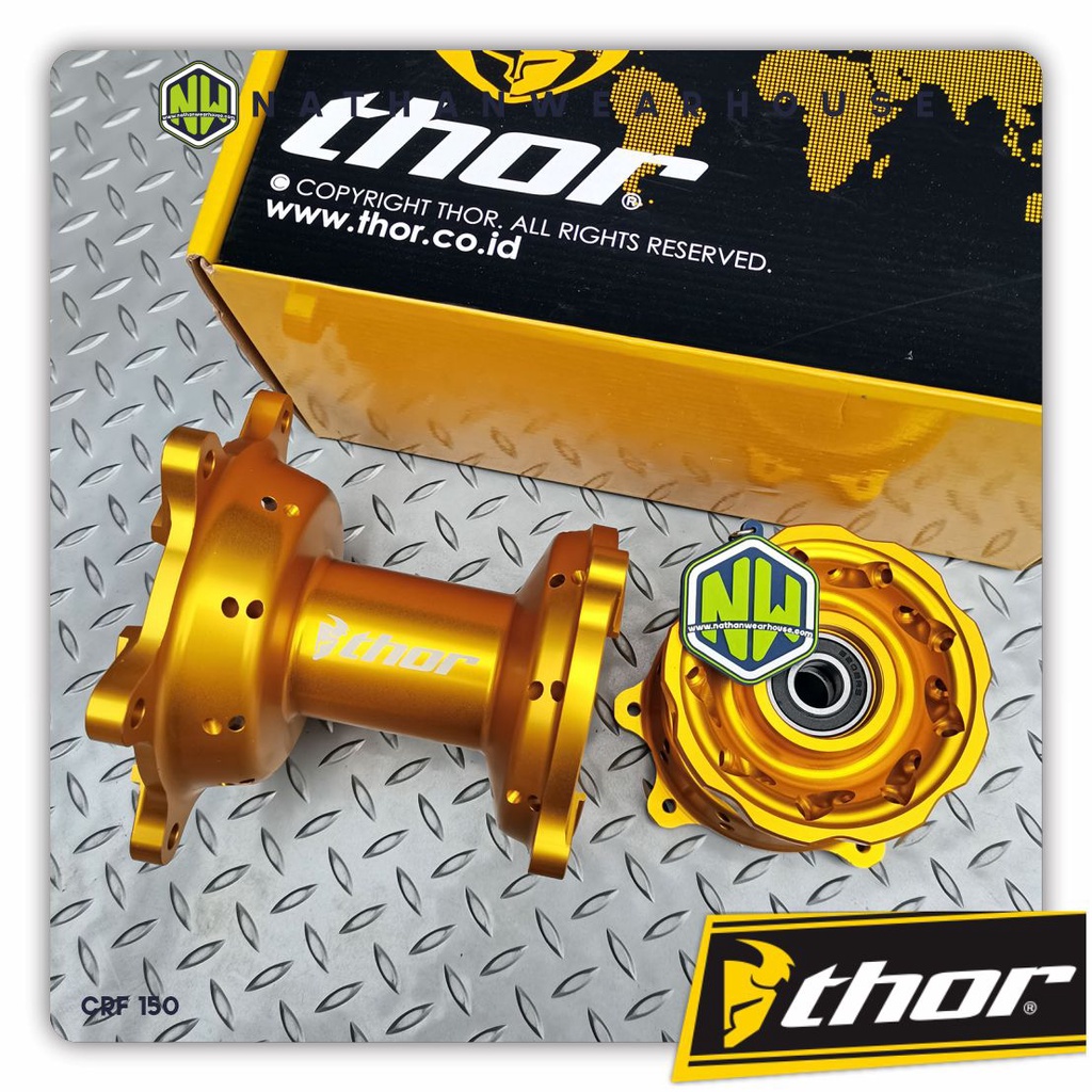 Tromol Set CRF 150 Depan Belakang CNC Forged 36H Thor