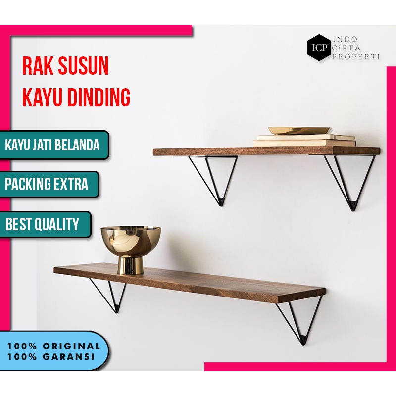 Jual Bayar Ditempat Rak Ambalan Kayu Dinding Ambalan Rak Dinding Minimalis Rak Kayu Dinding