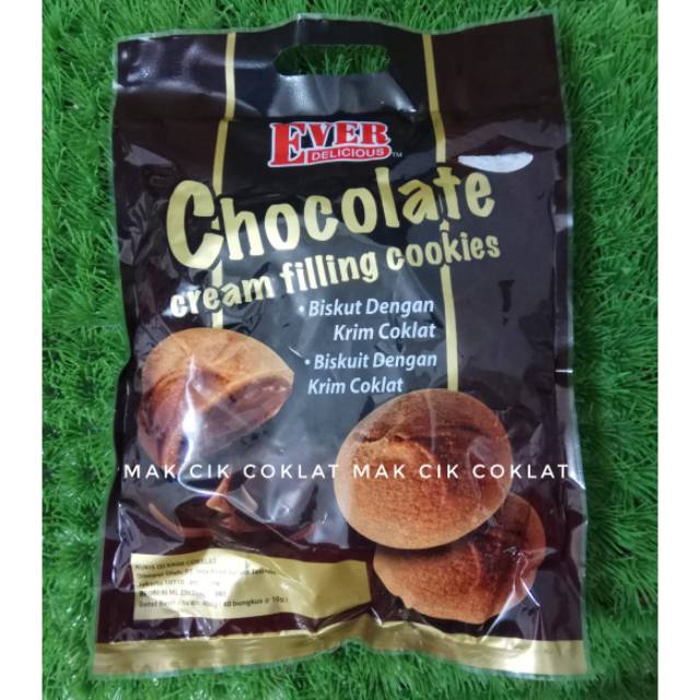 

Ever Delicious Chocolate Filling Cookies Coklat isi 40 bks/pack