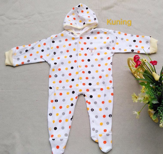 3 PCS Jumper Bayi Terbuka dan Tutup Kaos Kaki / kaki buka polkadot / Jumper bayi newborn Unisex