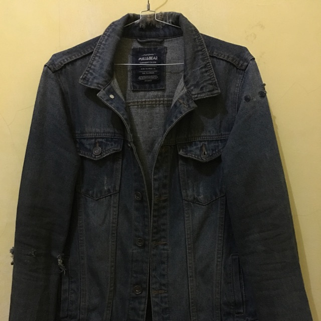 Preloved jaket jeans pull and bear