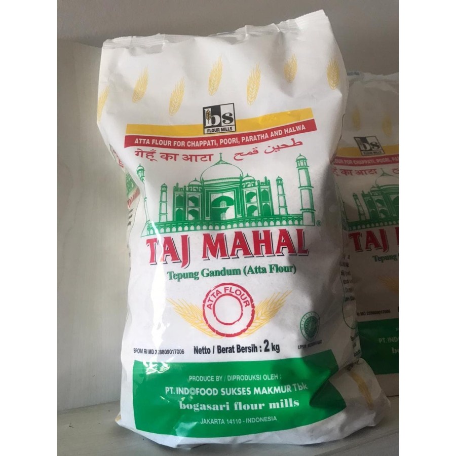 

Taj Mahal Tepung gandum /Atta Flour 2Kg