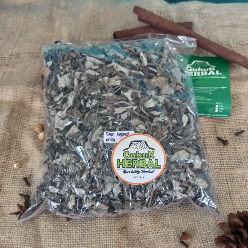 

DAUN LEGUNDI KERING 500 GRAM - Vitex Trifolia - MURNI - JSR - RE