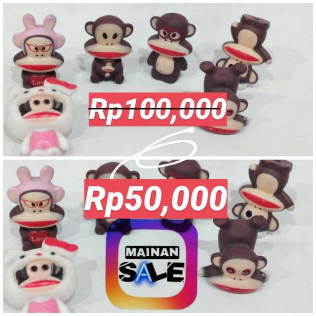 Mainan plastik jadul wind up toy,