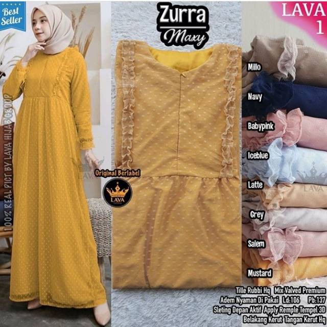 Gamis Zurra Gamis Brukat gamis syari Gamis Brokat Gamis Kondangan Gamis Burkat Grosir Bajuu