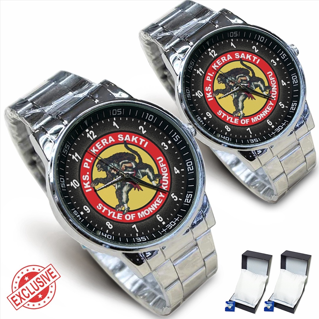 Jam Tangan Rantai Couple KERA SAKTI MOTIF 1 (Awesome)