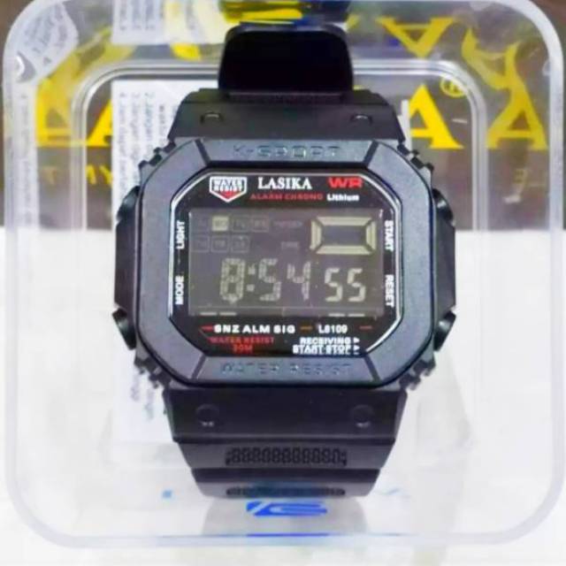 Free box exlusive LASIKA jam tangan sport unisex original type L8109