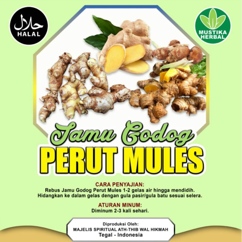 

jamu herbal godok/rebus perut mules