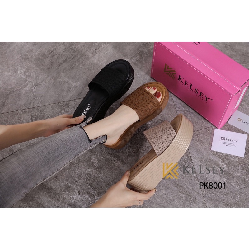 Kelsey Wedges Sandals Sepatu Wanita #PK8001