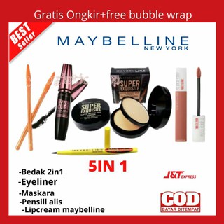 Image of thu nhỏ Paket Make Up Lengkap Maybelline 5in1 + free bubble wrap #0