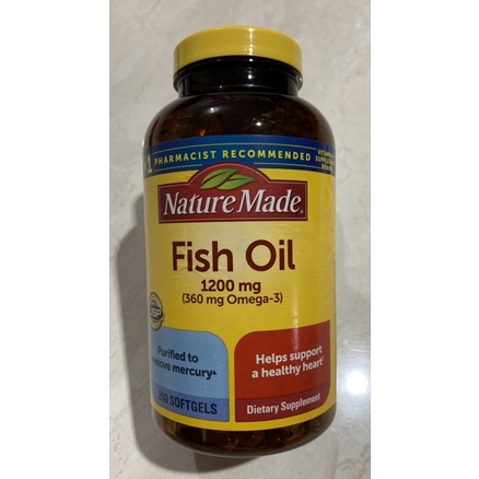 Nature Made Fish Oil 200 softgels PROMO MURAH ASLI