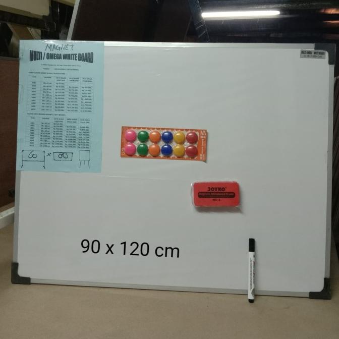 

Office & Stationery | Alat Tulis | Whiteboard Magnet Gantung 90 X 120 Cm Komplit | Best Seller