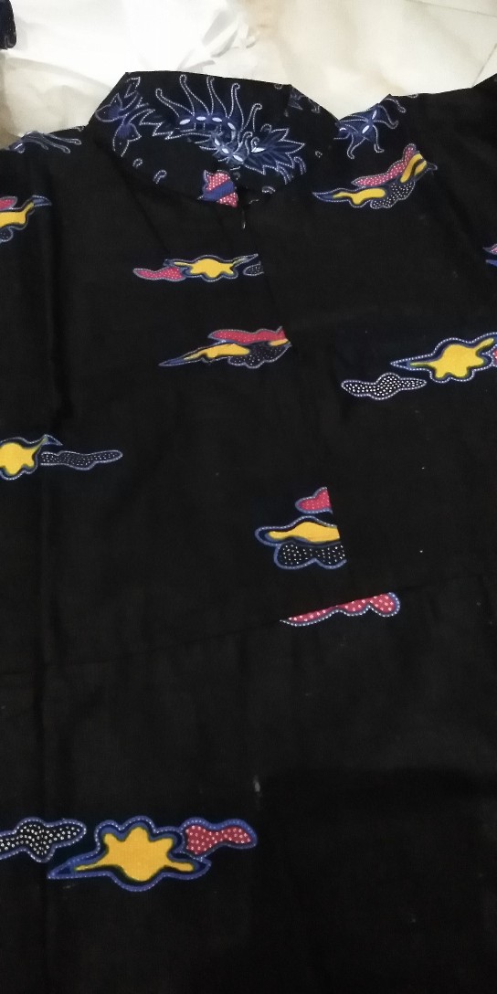 Batik Couple Keluarga Sania Ruffle Ori Ndoro Jowi Dnt Motif Kelabang