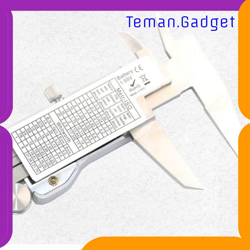 TG-DE032 Taffware Jangka Sorong Digital LCD Vernier Caliper Micrometer SH20