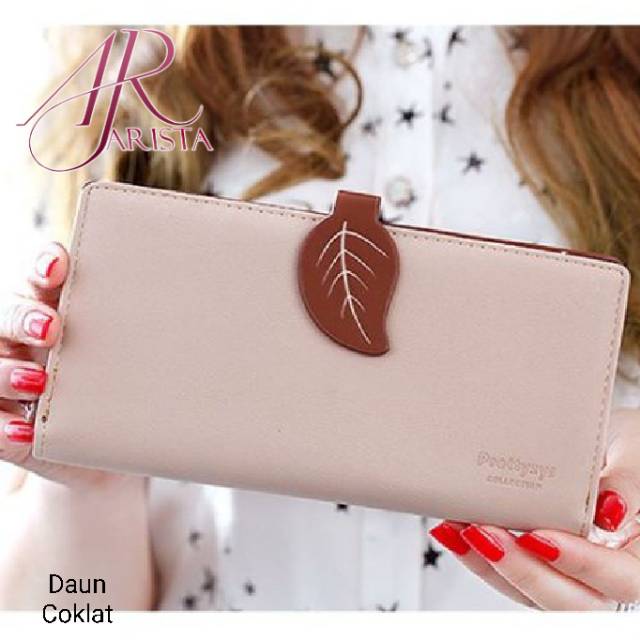 DOMPET DAUN - Dompet Panjang wanita