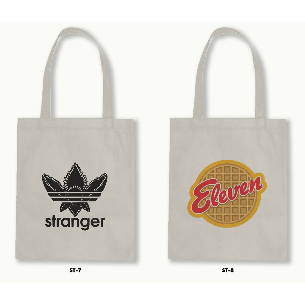 TOTE BAG BLACU - STRANGER THINGS