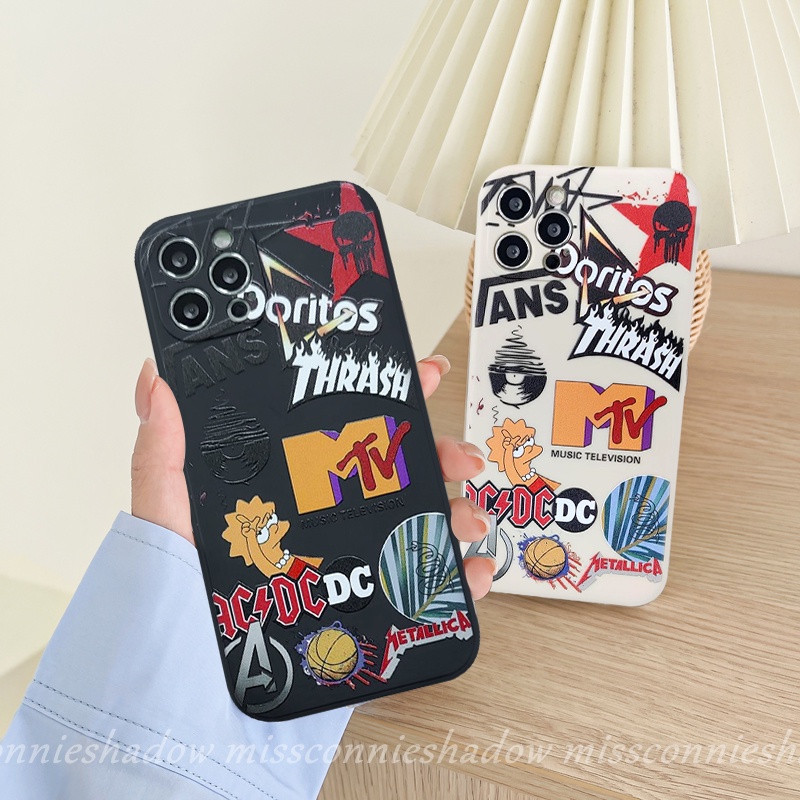 Soft Case Desain Stiker Label Sim Untuk Oppo A15 A76 A33 A74 A5S A95 A96 A52 A36 A72 A54 A12 A7 A12E A92 A53 Reno 7 4F 5F 4Lite 611 A16 Pro A11