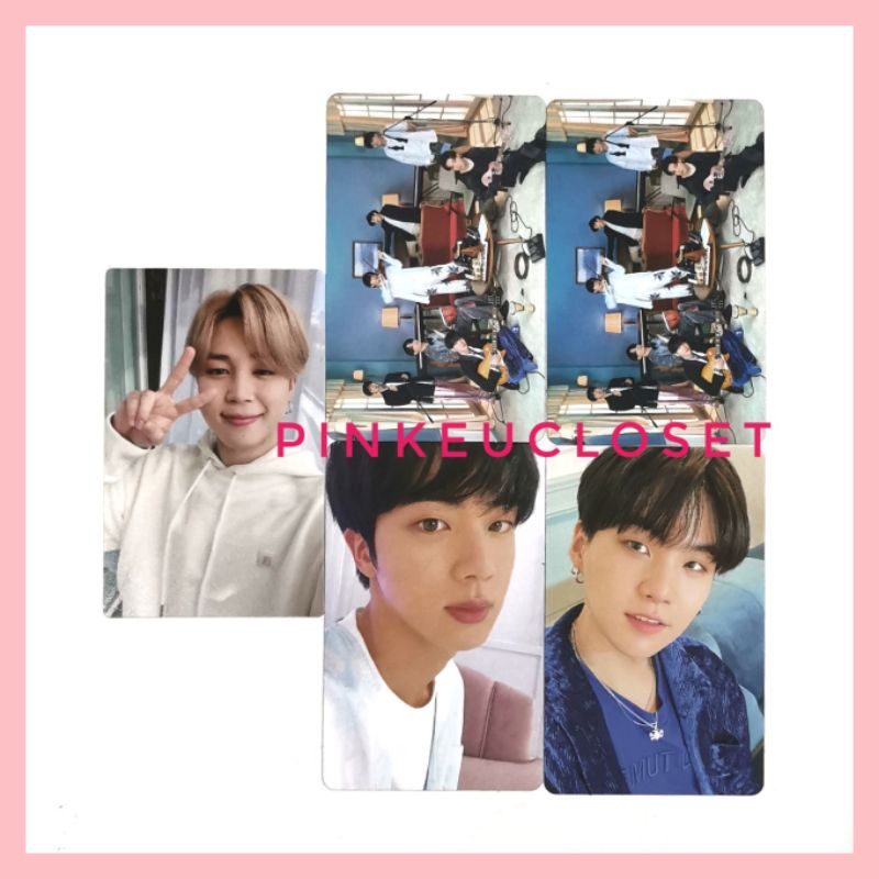 [READY] BTS BE ESSENTIAL PHOTOCARD ONLY  LUCKY DRAW JIMIN / SUGA / GROUP / JIN