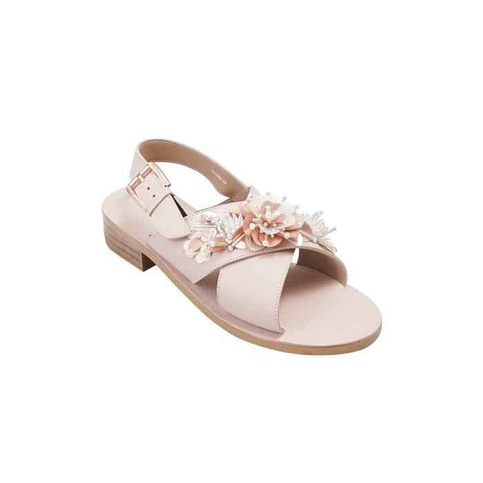Flex12 PVRA Sandal Wanita Cavva Nude Hak 3Cm - 38 Limited
