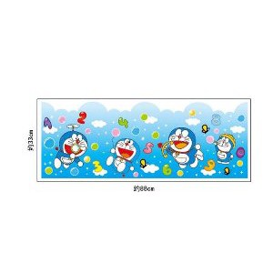 Unik DISKON BESAR Doraemon List Small AY7182 Stiker Dinding Wall Sticker 5 Berkualitas
