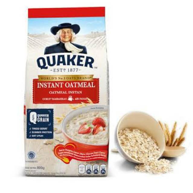 QUAKER INSTAN OATMEAL 800 GRAM