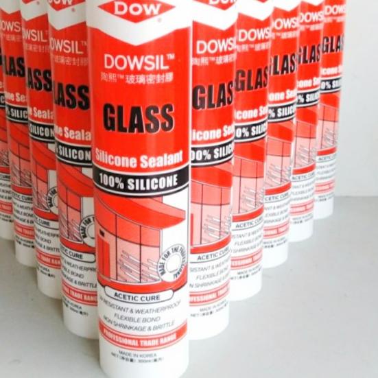 ► Lem Dowsil Glass Silicone Sealant/Silicone Sealant DOWSIL/Dow Sil Glas - WHITE ❅