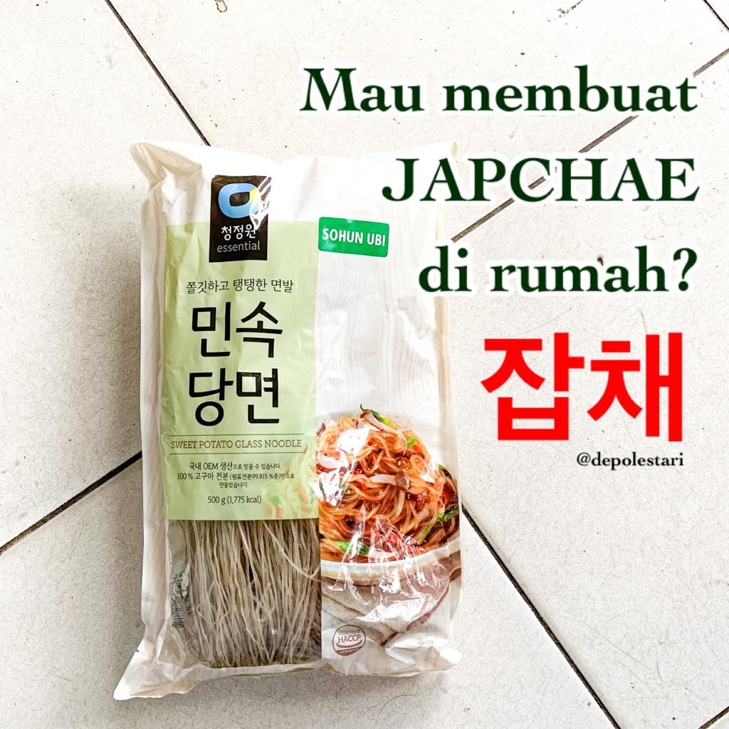 JAPCHAE Bihun Korea Sohun Ubi 500gram