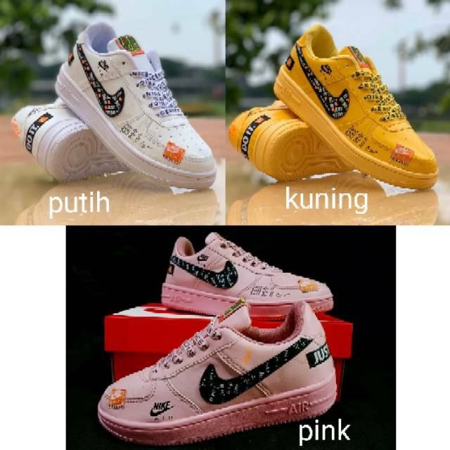 Nike Air Force 1 07 Low Full White Just Do It High Premium Nike Air Force 1 07 Low Full White Just Do It High Premium